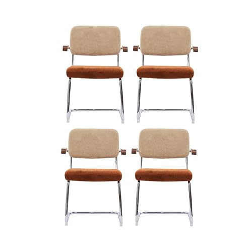 Vzhrvd Klassischer Stuhl, Bürostuhl, Computerstuhl mit Bequemer Polsterung, Sessel für Das Homeoffice und Den Arbeitsbereich (4 Stück) von Vzhrvd