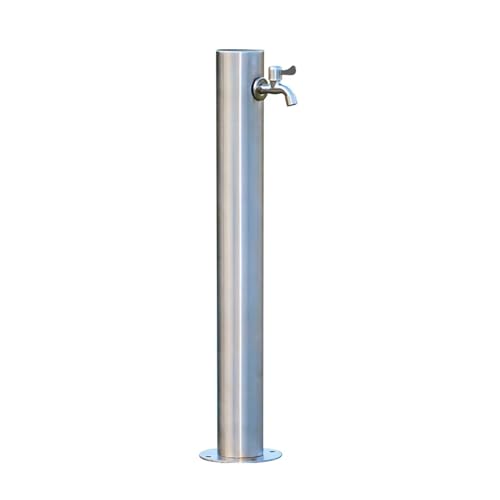 Wasserhahnsäule, Vertikale Gartensäule, Edelstahl-Wassersäule für Garten, Hof, Garten, Bewässerung und Waschen(20.5 * 10.5 * 86cm) von Vzhrvd