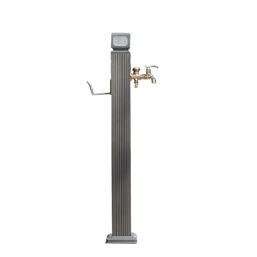 Wassersäule für Den Außenbereich, Vertikale Gartensäule, Frostschutzhahn für Gartenbewässerung, Waschen Usw.(Gray) von Vzhrvd