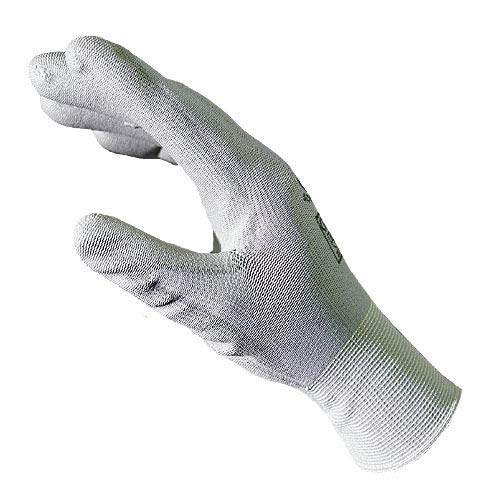 Montagehandschuh (Arbeitshandschuh) SPUN BASIC GREY, Größe 8, 10 Paar, hoher Tragekomfort, grau von W+R
