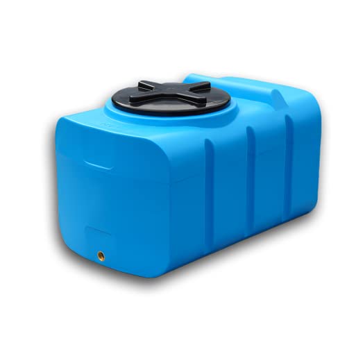 Varile 180L Trinkwassertank Blau | BPA-Frei | integriertes 3/4" Messinggewinde | Made in EU | Lebensmittelgeeignet von Varile