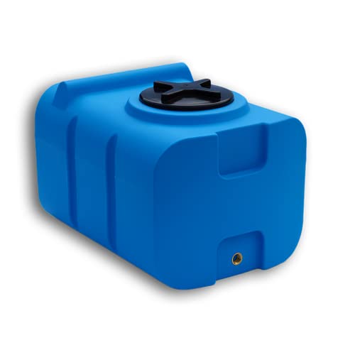 Varile 100L Trinkwassertank Blau | BPA-Frei | integriertes 3/4" Messinggewinde | Made in EU | Lebensmittelgeeignet von Varile