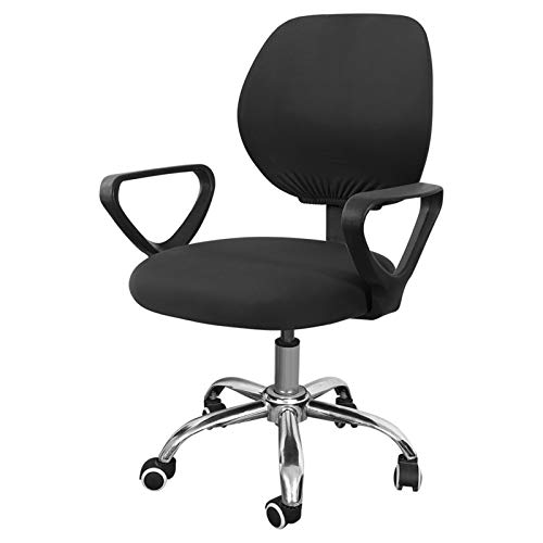 W-L Bürostuhl Bezug Home Office-Sitzstuhl-Gehäuse Universal Sessel Abdeckungen Swivel Computer-Hussen Stretch Spandex-Stuhl-Schutz (Color : 2, Size : 1 pc) von W-L