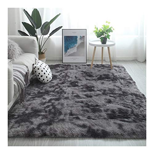 W-L Teppich Gradient Solide Dicke Teppich Anti-Rutsch-Matte Badezimmer Oberfläche Teppich for Wohnzimmer weiches flaumigen Kind Schlafzimmer Matten-Teppiche Dekorativer Teppich von W-L