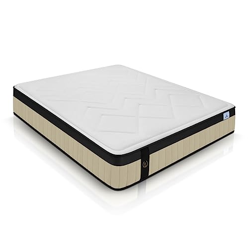 W WIN REST Matratze Visco Gel mittlerer Härte, Cesar, 160 x 200 cm, Memory-Schaum, Queen (US-Standard) von WIN REST