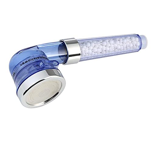 Innovativer Duschkopf mit Ionenfilter. Die eingebauten Keramikkugeln filtern das Wasser dauerhaft und zuverlässig. 3 Strahlarten. Handbrause, wassersparende Duschbrause, Eco Spa-Duschhandbrause von W&G