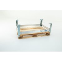Paletty Palettenstapelsystem Premium, HxBxT 1.240 x 840 x 580 mm, klappbar von W&K Metallverarbeitung