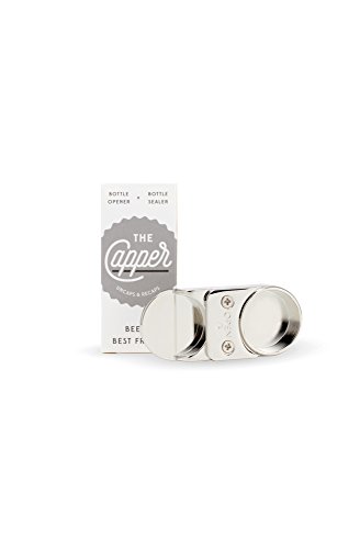 W&P Capper Flaschenöffner | Silber | Edelstahl | Barwerkzeuge | Multifunktional | Kompakt | Spülmaschinenfest von W&P