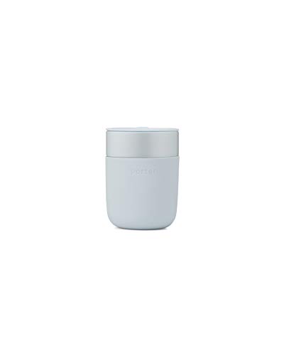 W&P Porter Ceramic Mug w/Protective Silicone Sleeve, Slate 12 Ounces | On-the-Go | Reusable Cup for Coffee or Tea | Portable | Dishwasher Safe von W&P