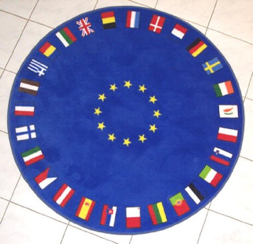 W. Eulberg Kollektion carpet for kids Europa Flaggen Teppich 200 cm Durchmesser rund;Flaggen der europäischen Union von W. Eulberg Kollektion carpet for kids