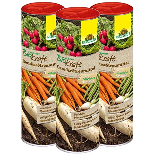 Neudorff BioKraft GemüseStreumittel 1,5 kg - Natürliches Pflanzenstärkungsmittel zur Kräftigung und Gesunderhaltung von bodenschädlingsanfälligen Gemüsepflanzen von W. Neudorff GmbH KG