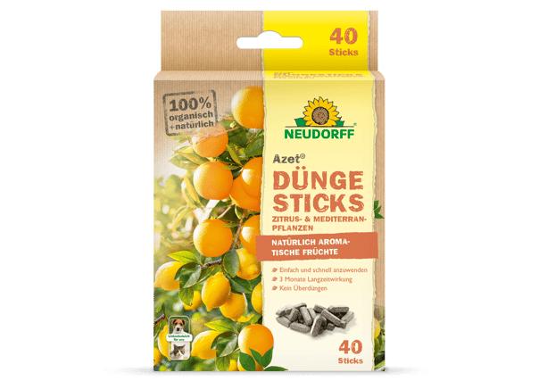 Neudorff Dünger Azet DüngeSticks Zitrus- MediterranPflanzen 40 von W. Neudorff GmbH KG