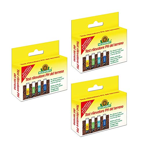 Neudorff ph-Bodentest 3 Sets - zur einfachen und genauen Ermittlung des Kalkbedarfs (pH-Wert) von Kulturböden von W. Neudorff GmbH KG