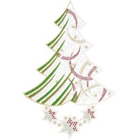 W. Reuter & Sohn - Plauener Spitze Fensterbild "Baum", Made in Germany von W. Reuter & Sohn - Plauener Spitze