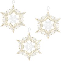 W. Reuter & Sohn - Plauener Spitze Fensterbild "Stern 3er Set", Made in Germany W. Reuter & Sohn - Plauener Spitze Fensterbild "Stern 3er Set", Made in Germany von W. Reuter & Sohn - Plauener Spitze