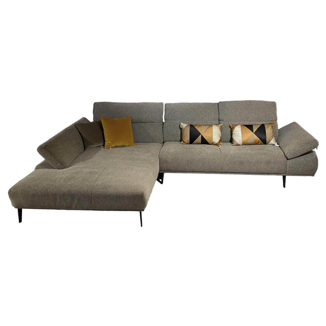 Ecksofa 24405 Stoff 3 Pepper S2298 Grau von W. Schillig