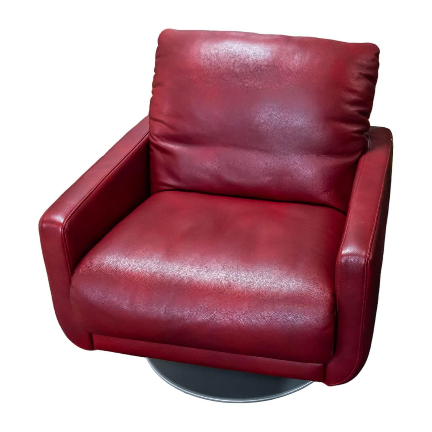 Sessel Mademoiselle Leder Z75 12 Merlot Rot Fuß Drehteller F19 Matt Inklusive Ko... Sessel Mademoiselle Leder Z75 12 Merlot Rot Fuß Drehteller F19 Matt Inklusive Ko... von W. Schillig