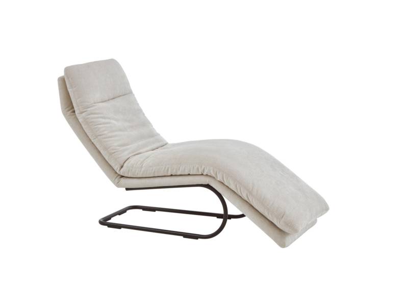 W. Schillig Liege mit flexibler Kopfstütze DAILY DREAMS in Stoff ivory von W. Schillig