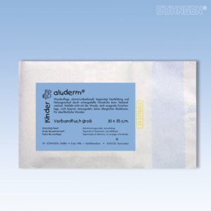 ALUDERM Kinder Verbandtuch 30x35 cm von W. Söhngen GmbH
