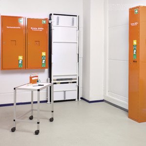 Wandklapp Ruheraumliege Senkrecht Kopf + Liegeteil verstellbar Wandklapp Ruheraumliege Senkrecht Kopf + Liegeteil verstellbar von W. Söhngen GmbH