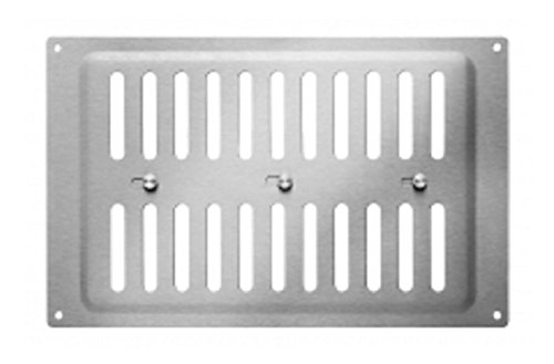Schiebegitter Edelstahl gebürstet 260 x 90 mm von W.L. BauProdukte