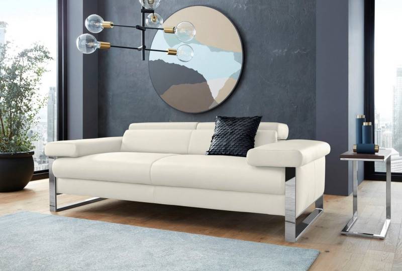 W.SCHILLIG 2-Sitzer finn, German Design Award 2016, Fußgestell Chrom glänzend, Breite 210 cm von W.SCHILLIG