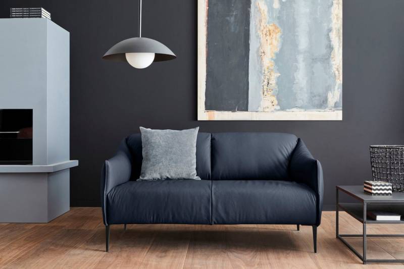 W.SCHILLIG 2-Sitzer sally, mit Metallfüßen in Schwarz pulverbeschichtet, Breite 154 cm von W.SCHILLIG