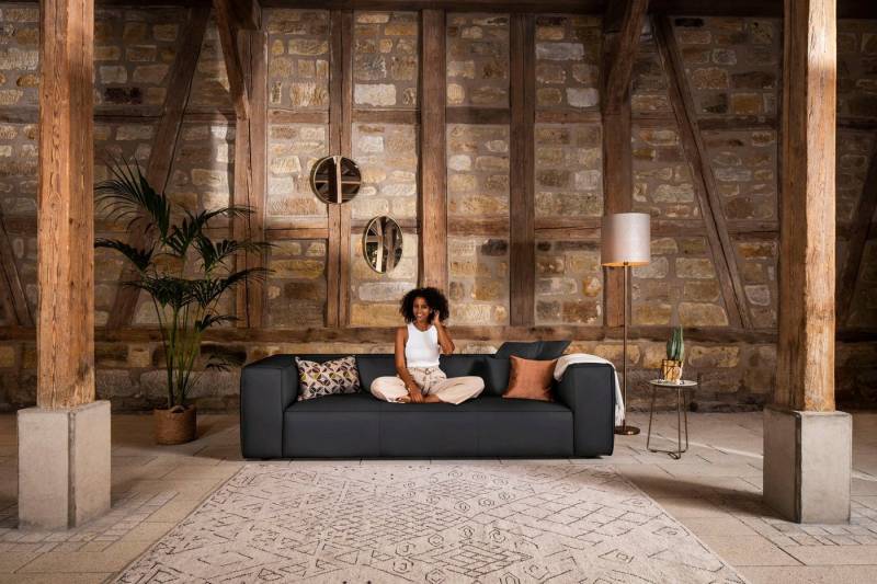 W.SCHILLIG 3-Sitzer around-the-block, mit eleganter Biese, mit Federkern W.SCHILLIG 3-Sitzer around-the-block, mit eleganter Biese, mit Federkern von W.SCHILLIG