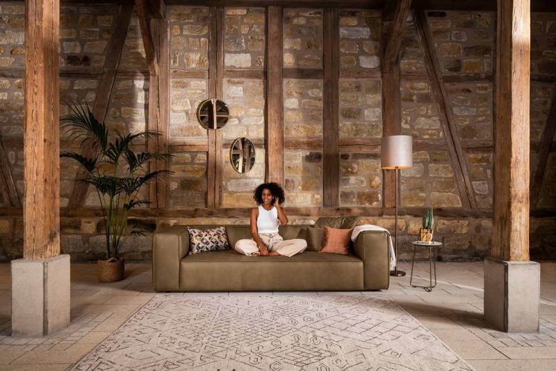 W.SCHILLIG 3-Sitzer around-the-block, mit eleganter Biese, mit Federkern W.SCHILLIG 3-Sitzer around-the-block, mit eleganter Biese, mit Federkern von W.SCHILLIG