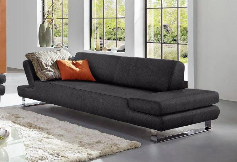 W.SCHILLIG 3-Sitzer taboo Designsofa mit hohem Sitzkomfort, mit Übertiefe, inklusive Armlehnenverstellung von W.SCHILLIG