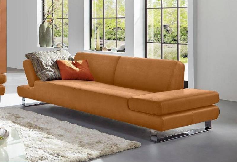 W.SCHILLIG 3-Sitzer taboo Designsofa mit hohem Sitzkomfort, mit Übertiefe, inklusive Armlehnenverstellung von W.SCHILLIG
