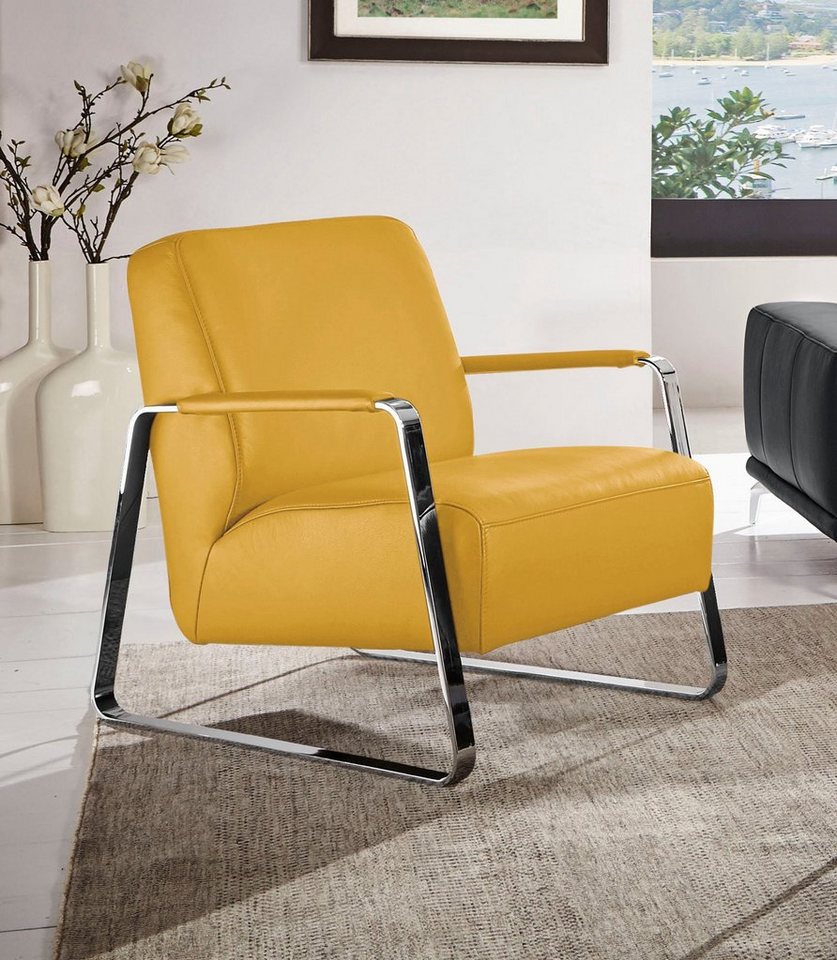 W.SCHILLIG Cocktailsessel quadroo Designsessel, Loungesessel, mit bezogenen Armlehnen, Gestell in Chrom glänzend W.SCHILLIG Cocktailsessel quadroo Designsessel, Loungesessel, mit bezogenen Armlehnen, Gestell in Chrom glänzend von W.SCHILLIG