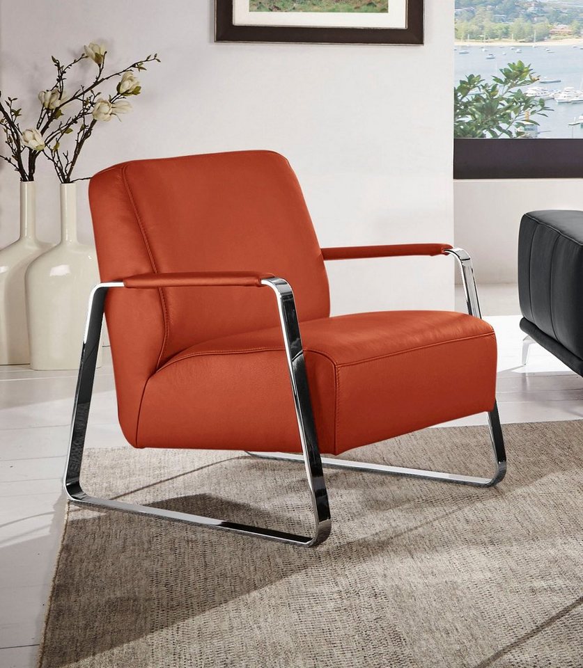 W.SCHILLIG Cocktailsessel quadroo Designsessel, Loungesessel, mit bezogenen Armlehnen, Gestell in Chrom glänzend W.SCHILLIG Cocktailsessel quadroo Designsessel, Loungesessel, mit bezogenen Armlehnen, Gestell in Chrom glänzend von W.SCHILLIG