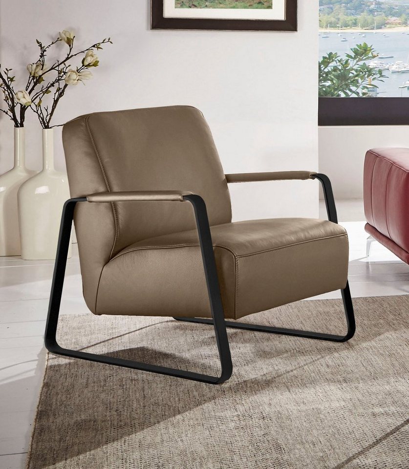 W.SCHILLIG Cocktailsessel quadroo Loungesessel, mit bezogenen Armlehnen, Gestell in Schwarz pulverbeschichtet W.SCHILLIG Cocktailsessel quadroo Loungesessel, mit bezogenen Armlehnen, Gestell in Schwarz pulverbeschichtet von W.SCHILLIG