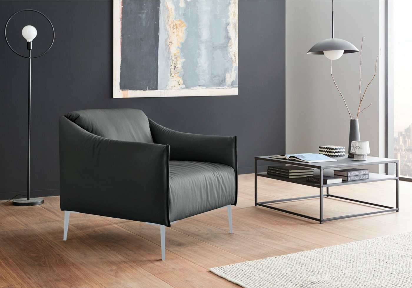 W.SCHILLIG Cocktailsessel sally, mit Metallfüßen in Silber matt W.SCHILLIG Cocktailsessel sally, mit Metallfüßen in Silber matt von W.SCHILLIG