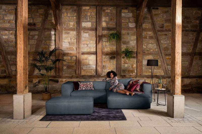 W.SCHILLIG Ecksofa around-the-block, Spar-Set, inklusive Hocker, mit eleganter Biese, mit Federkern W.SCHILLIG Ecksofa around-the-block, Spar-Set, inklusive Hocker, mit eleganter Biese, mit Federkern von W.SCHILLIG