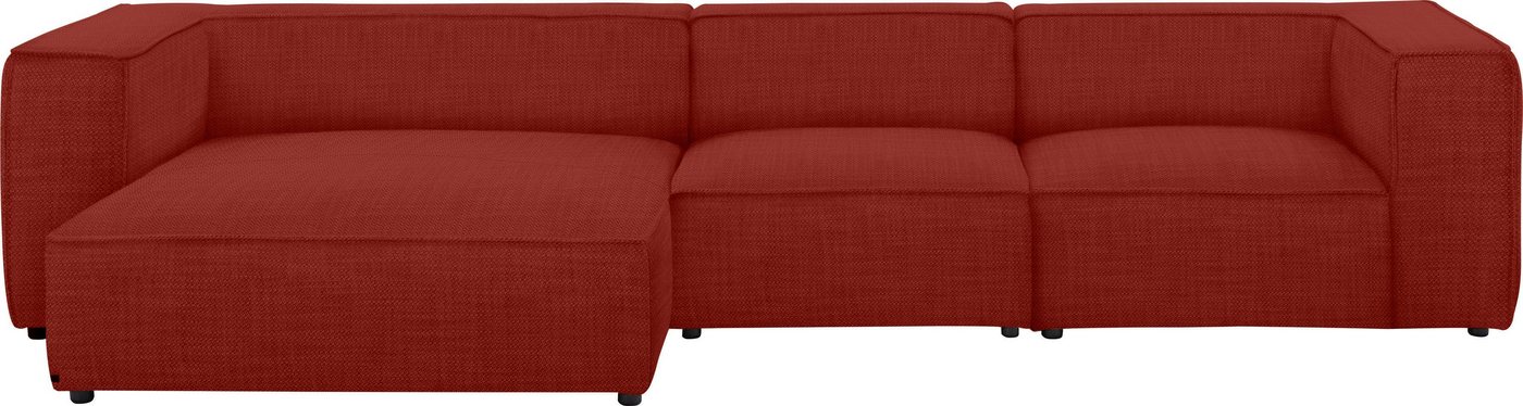 W.SCHILLIG Ecksofa around-the-block, mit eleganter Biese, mit Federkern, Breite 341 cm von W.SCHILLIG