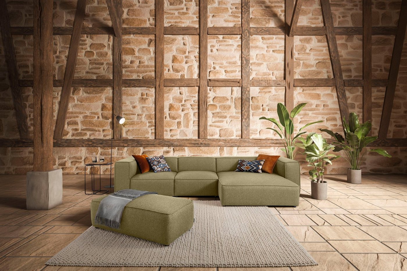 W.SCHILLIG Ecksofa around-the-block, mit eleganter Biese, mit Federkern, Breite 341 cm W.SCHILLIG Ecksofa around-the-block, mit eleganter Biese, mit Federkern, Breite 341 cm von W.SCHILLIG