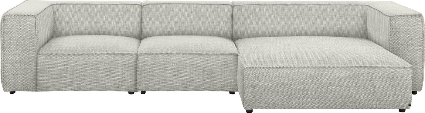 W.SCHILLIG Ecksofa around-the-block, mit eleganter Biese, mit Federkern, Breite 341 cm von W.SCHILLIG