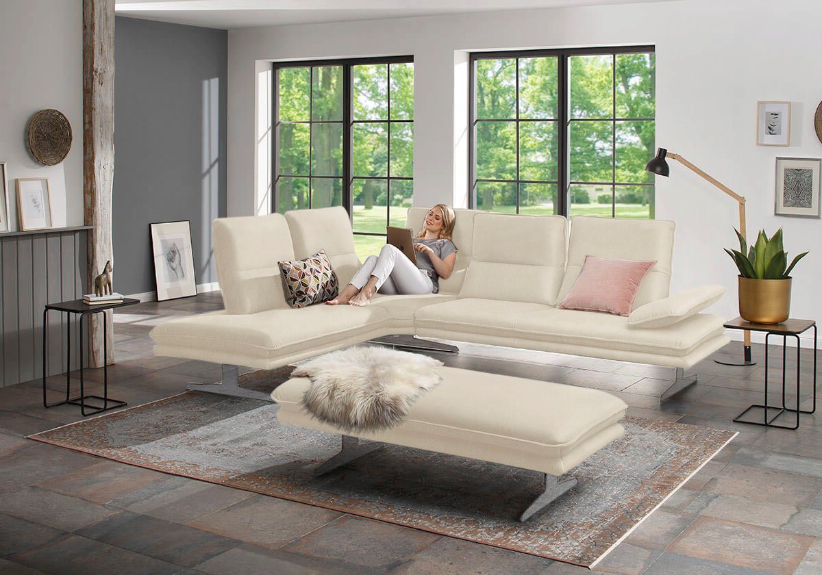 W.SCHILLIG Ecksofa broadway, Designsofa, mit tollem Sitzkomfort, L-Form, Sitztiefenverstellung, Kopfteil- & Seitenteilverstellung, Breite 284cm W.SCHILLIG Ecksofa broadway, Designsofa, mit tollem Sitzkomfort, L-Form, Sitztiefenverstellung, Kopfteil- & Seitenteilverstellung, Breite 284cm von W.SCHILLIG