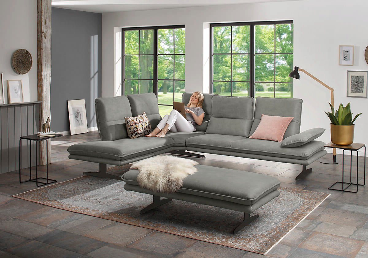 W.SCHILLIG Ecksofa broadway, Designsofa, mit tollem Sitzkomfort, L-Form, Sitztiefenverstellung, Kopfteil- & Seitenteilverstellung, Breite 284cm W.SCHILLIG Ecksofa broadway, Designsofa, mit tollem Sitzkomfort, L-Form, Sitztiefenverstellung, Kopfteil- & Seitenteilverstellung, Breite 284cm von W.SCHILLIG