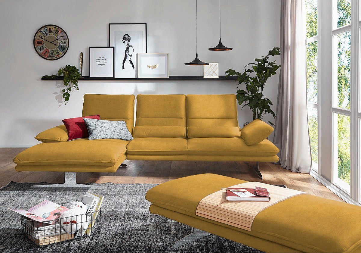W.SCHILLIG Ecksofa broadway, Designsofa mit tollem Sitzkomfort, L-Form, Sitztiefenverstellung, Kopfteil- & Seitenteilverstellung, Breite 291cm W.SCHILLIG Ecksofa broadway, Designsofa mit tollem Sitzkomfort, L-Form, Sitztiefenverstellung, Kopfteil- & Seitenteilverstellung, Breite 291cm von W.SCHILLIG