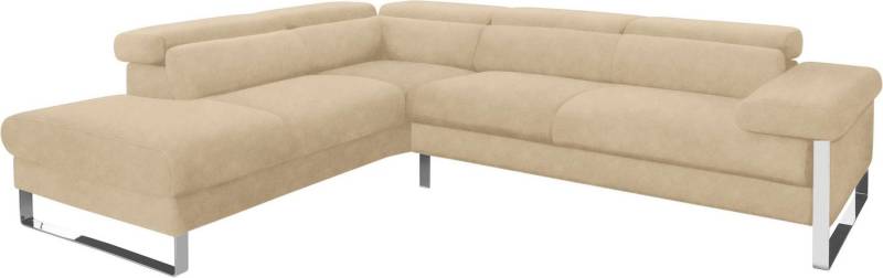 W.SCHILLIG Ecksofa finn, toller Sitzkomfort, L-Form, hochwertige Verarbeitungsdetails, German Design Award 2016, Fußgestell Chrom glänzend, Breite 281 cm W.SCHILLIG Ecksofa finn, toller Sitzkomfort, L-Form, hochwertige Verarbeitungsdetails, German Design Award 2016, Fußgestell Chrom glänzend, Breite 281 cm von W.SCHILLIG