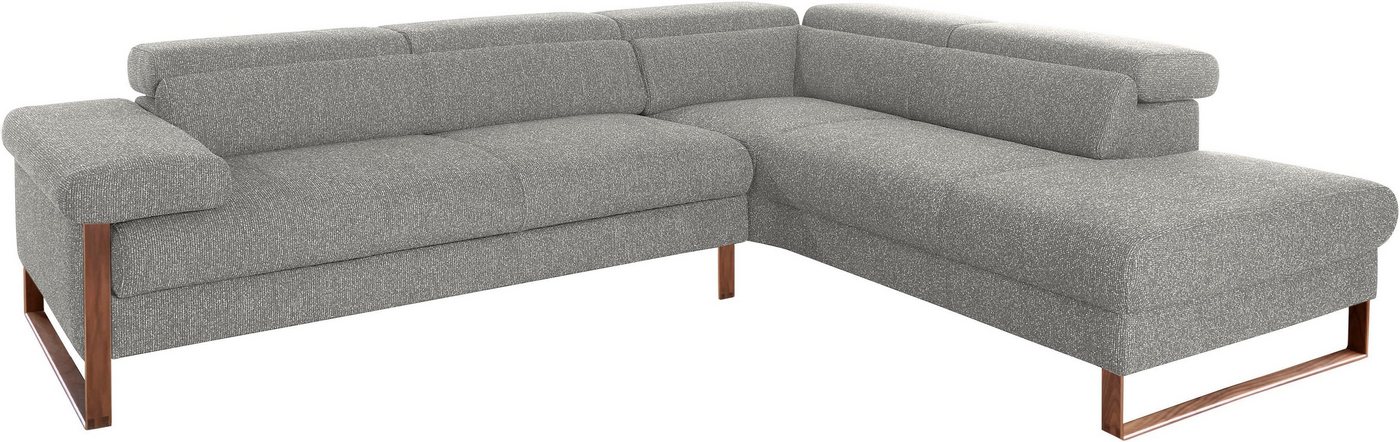 W.SCHILLIG Ecksofa finn, Designsofa mit tollem Sitzkomfort, bequem, L-Form, German Design Award 2016, Fußgestell Nussbaum natur, Breite 281 cm W.SCHILLIG Ecksofa finn, Designsofa mit tollem Sitzkomfort, bequem, L-Form, German Design Award 2016, Fußgestell Nussbaum natur, Breite 281 cm von W.SCHILLIG