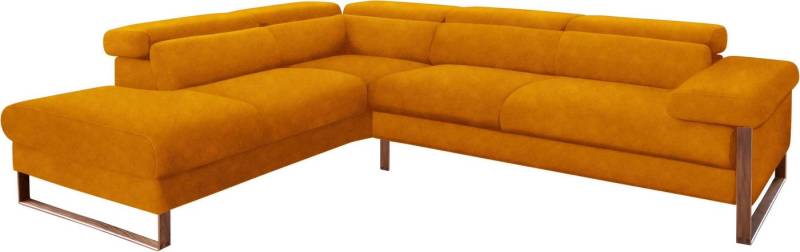 W.SCHILLIG Ecksofa finn, Designsofa mit tollem Sitzkomfort, bequem, L-Form, German Design Award 2016, Fußgestell Nussbaum natur, Breite 281 cm W.SCHILLIG Ecksofa finn, Designsofa mit tollem Sitzkomfort, bequem, L-Form, German Design Award 2016, Fußgestell Nussbaum natur, Breite 281 cm von W.SCHILLIG
