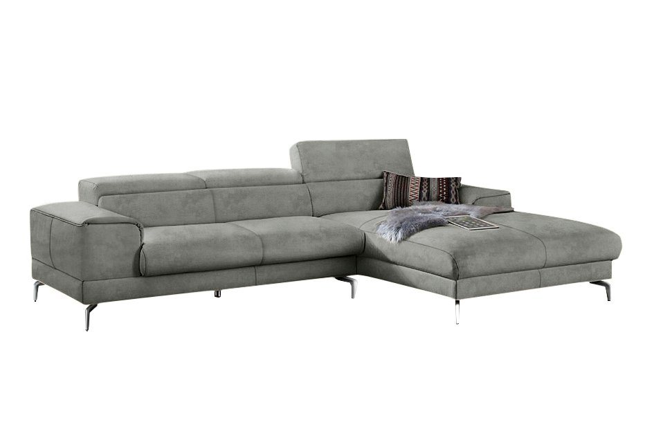 W.SCHILLIG Ecksofa piedroo, Kopfteilverstellung, wahlweise mit Sitztiefenverstellung, Breite 303cm von W.SCHILLIG