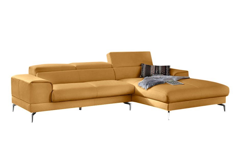 W.SCHILLIG Ecksofa piedroo, Kopfteilverstellung, wahlweise mit Sitztiefenverstellung, Breite 303cm von W.SCHILLIG