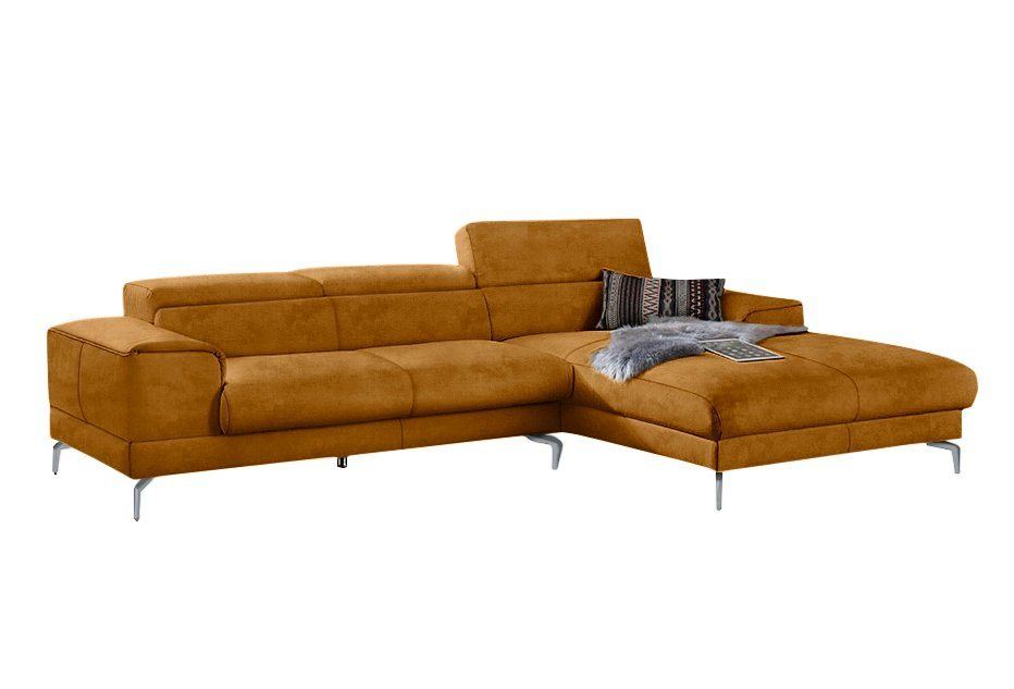 W.SCHILLIG Ecksofa piedroo, Kopfteilverstellung, wahlweise mit Sitztiefenverstellung, Breite 303cm von W.SCHILLIG