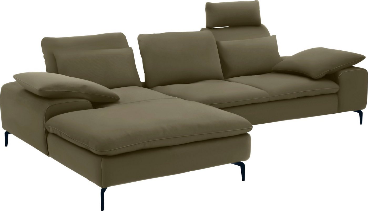 W.SCHILLIG Ecksofa valentinoo, Set, inklusive Hocker, mit Sitztiefenverstellung, Breite 299 cm von W.SCHILLIG