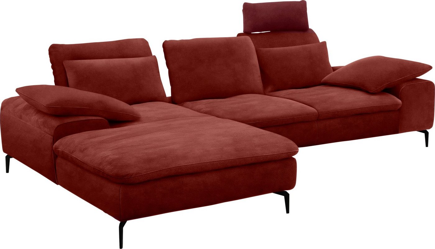 W.SCHILLIG Ecksofa valentinoo, Set, inklusive Hocker, mit Sitztiefenverstellung, Breite 299 cm von W.SCHILLIG